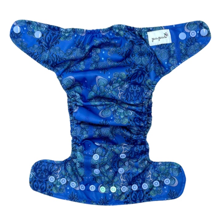 Pupus zsebpelenka, 11x30cm, pamut, vízálló, 6-15 kg-os gyerekeknek