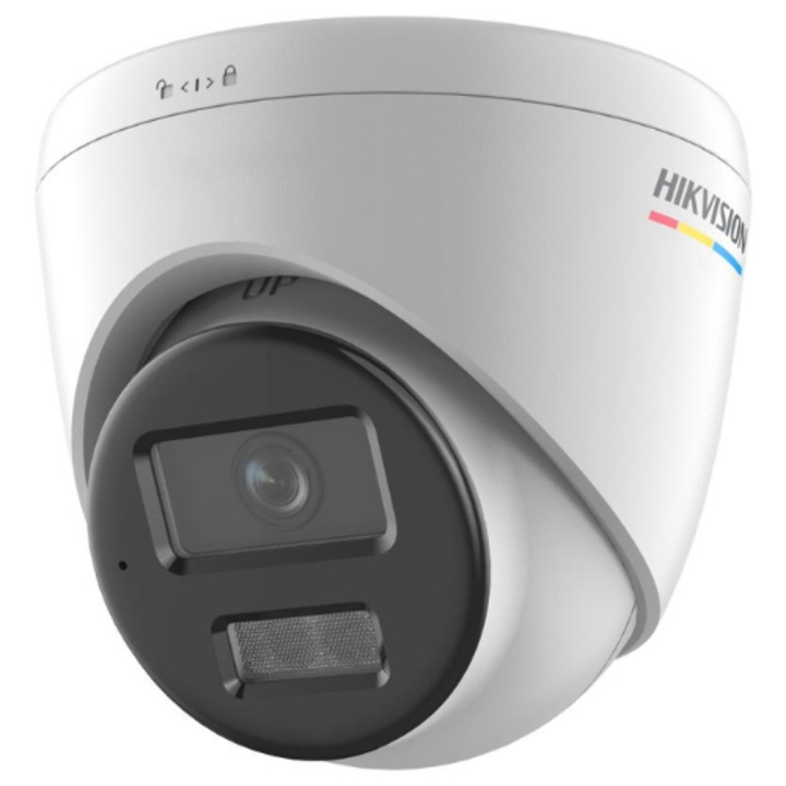IP камера 2MP ColorVu, Smart Hybrid Light, 4mm обектив, IR 30m, бяла светлина 30m, микрофон, PoE - Hikvision DS-2CD1327G2H-LIU(4mm)