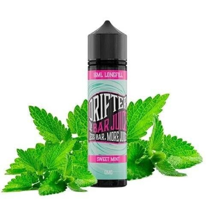 Lichid fara nicotina, Longfill, Drifter Bar, 16ml - Sweet Mint