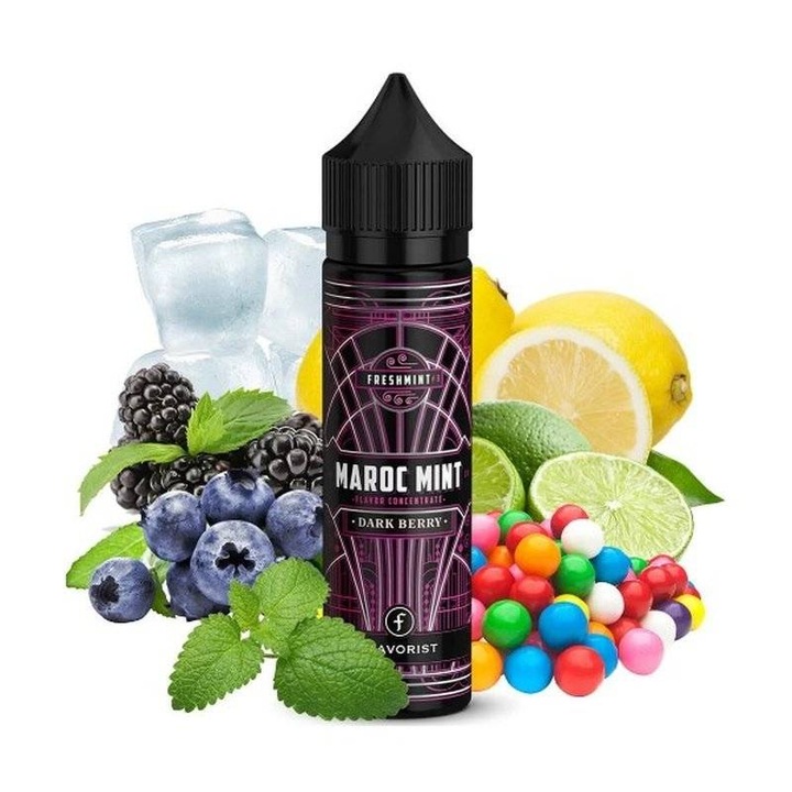 Aroma concentrata, Flavorist - Maroc Mint Dark Berry- Longfill 10ml