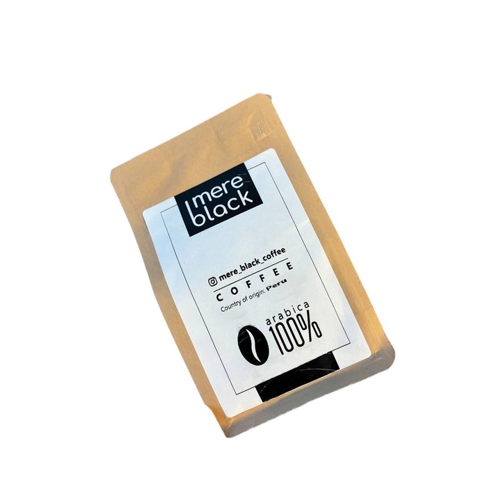 Cafea boabe MERE BLACK COFFEE, Peru, 250g