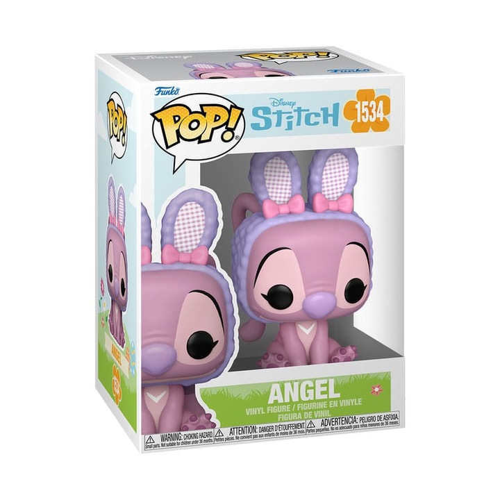 Figurina Funko POP, Lilo & Stitch 1534 Angel, multicolor, 10cm
