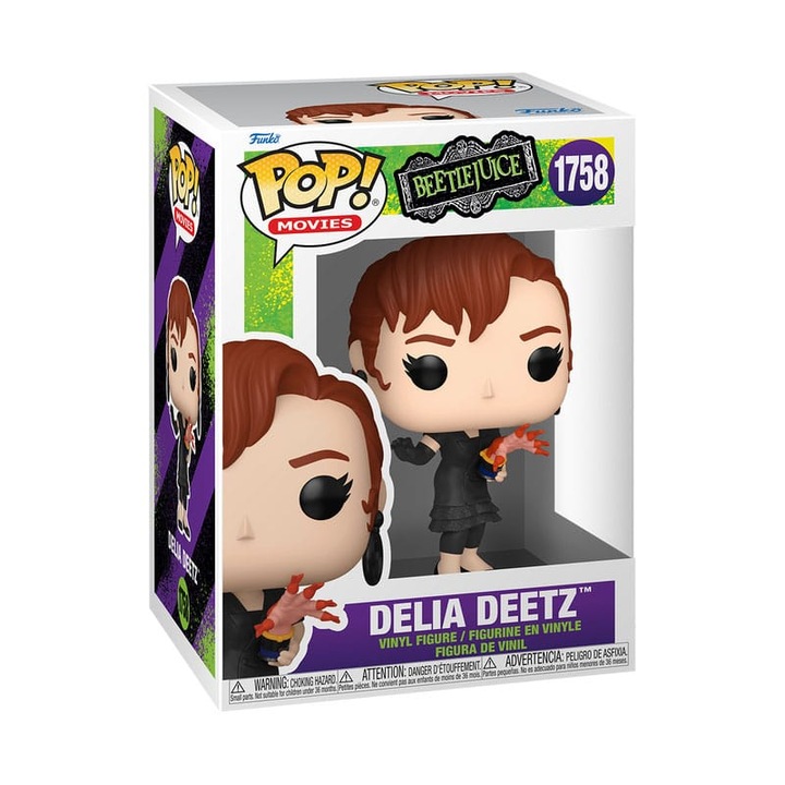 Фигурка Funko POP, Beetlejuice 1758 Delia Deetz, многоцветна, 10см