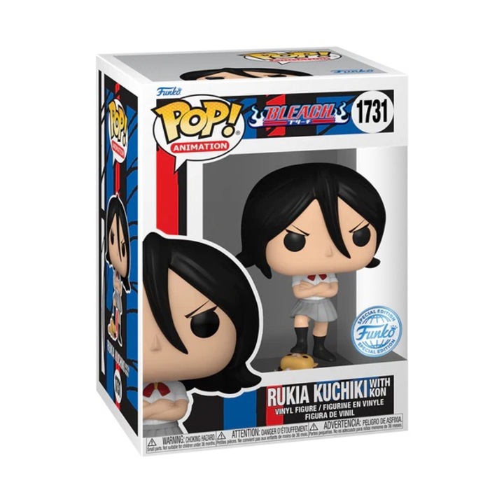 Funko POP фигурка, Bleach 1731 Rukia Kuchiki с Kon, многоцветна, 10 см
