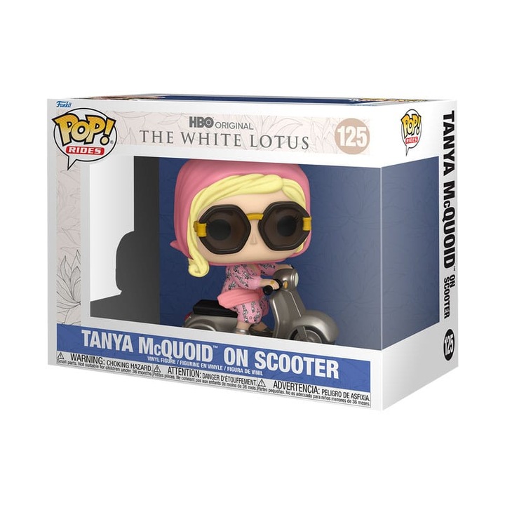 Фигурка Funko POP, 125 Tanya McQuoid на скутер, многоцветна, 15 см