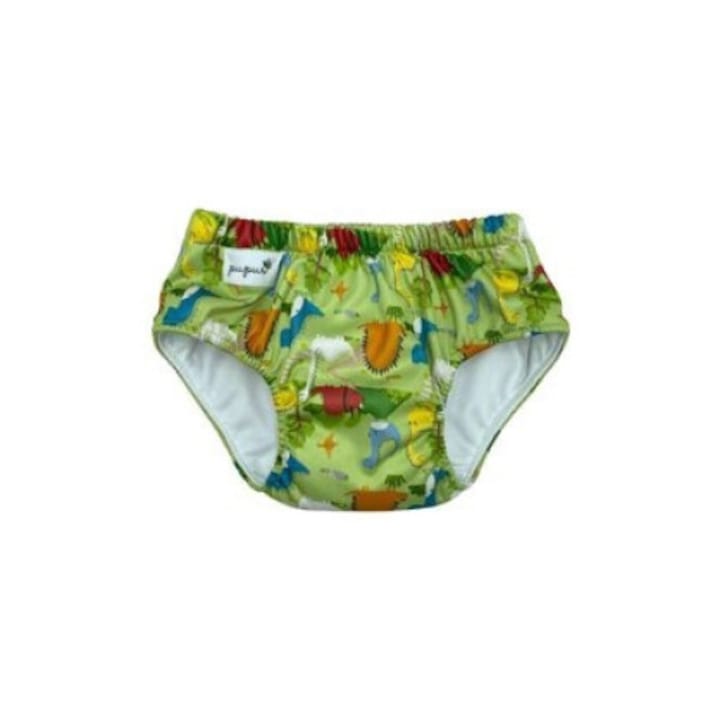 Тренировъчни гащички Pupus, DINOSAURS, водоустойчив полар, екрю памук, XL 15-19 кг