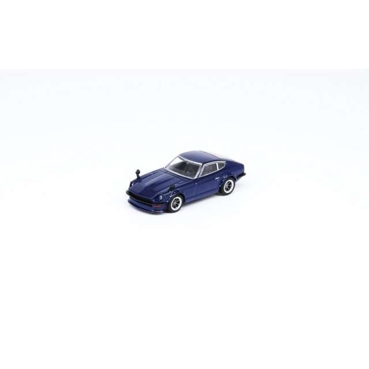 Nissan Fairlady Z S30 modellautó, sötétkék, 1:64 Inno64