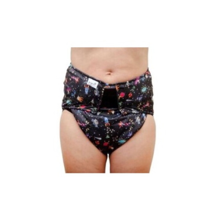 Felnőtt többször használható bugyi betéttel, Pupus, derékbőség 68-128cm, felszívódás 500ml, szett 1 db bambusz betéttel