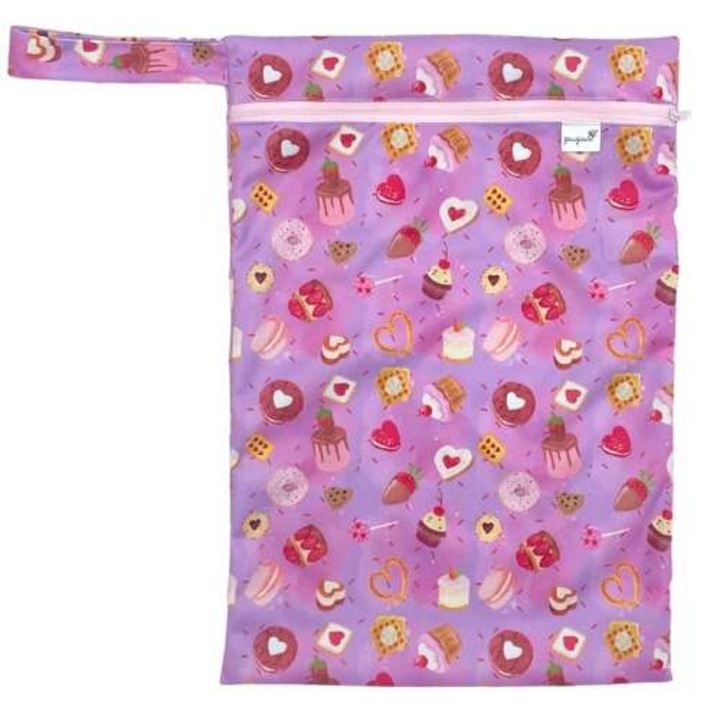 Pelenkázótáska, 42x30cm, vízálló, mosható, poliuretán