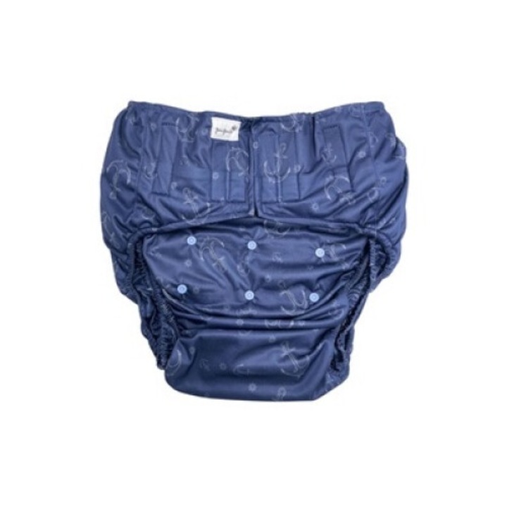 Felnőtt többször használható bugyi betéttel, Pupus, derékbőség 68-128cm, felszívódás 500ml, szett 1 db bambusz betéttel