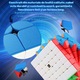 Cub Rubik SDEPOT®, speed puzzle, stickerless, pentru dezvoltarea inteligentei, perfect pentru adulti si copii, 6x6, multicolor