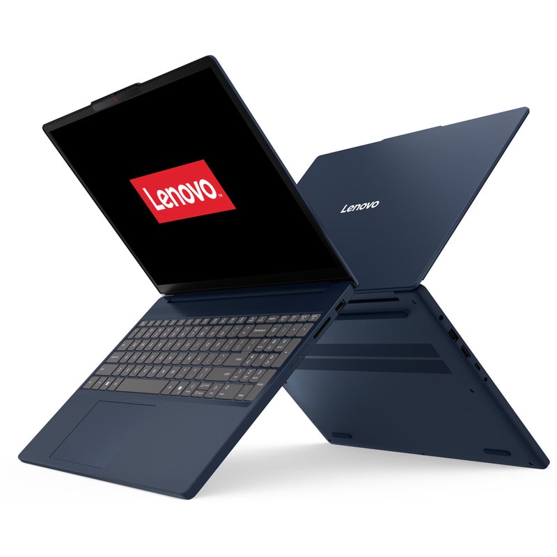 Laptop Lenovo IdeaPad Slim 3, 15.6" Full HD, Intel® Core™ i3 1315U pana la 4.5 GHz, 8 GB RAM LPDDR5, 512 GB SSD, Intel® UHD Graphics, Windows 11 Home, Abyss Blue 512 GB