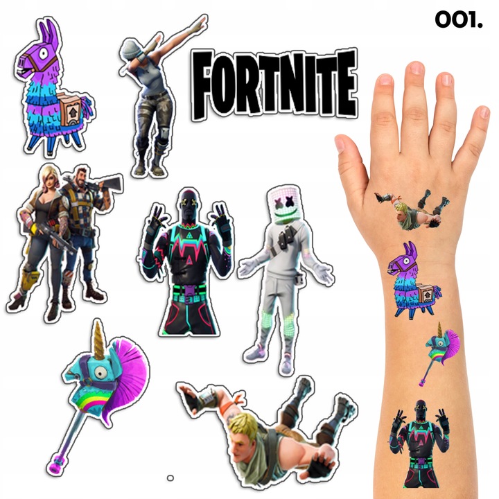 Временни татуировки за деца, World Case, комплект от 1 лист, многоцветен, 100x70 мм