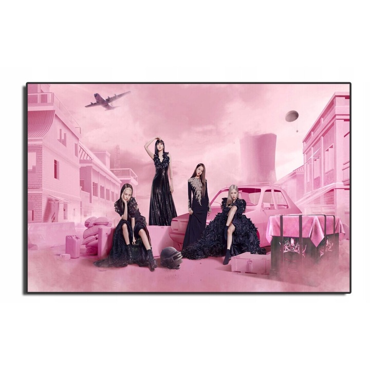 Mousepad, World Case, KPOP Blackpink, 29x36 см, розов