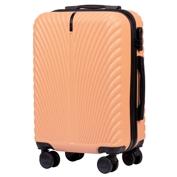 WINGS SWAN kocsi, 38L, narancssárga, méretei 56x37,5x23cm, 4 kerékkel, kombinált zárral