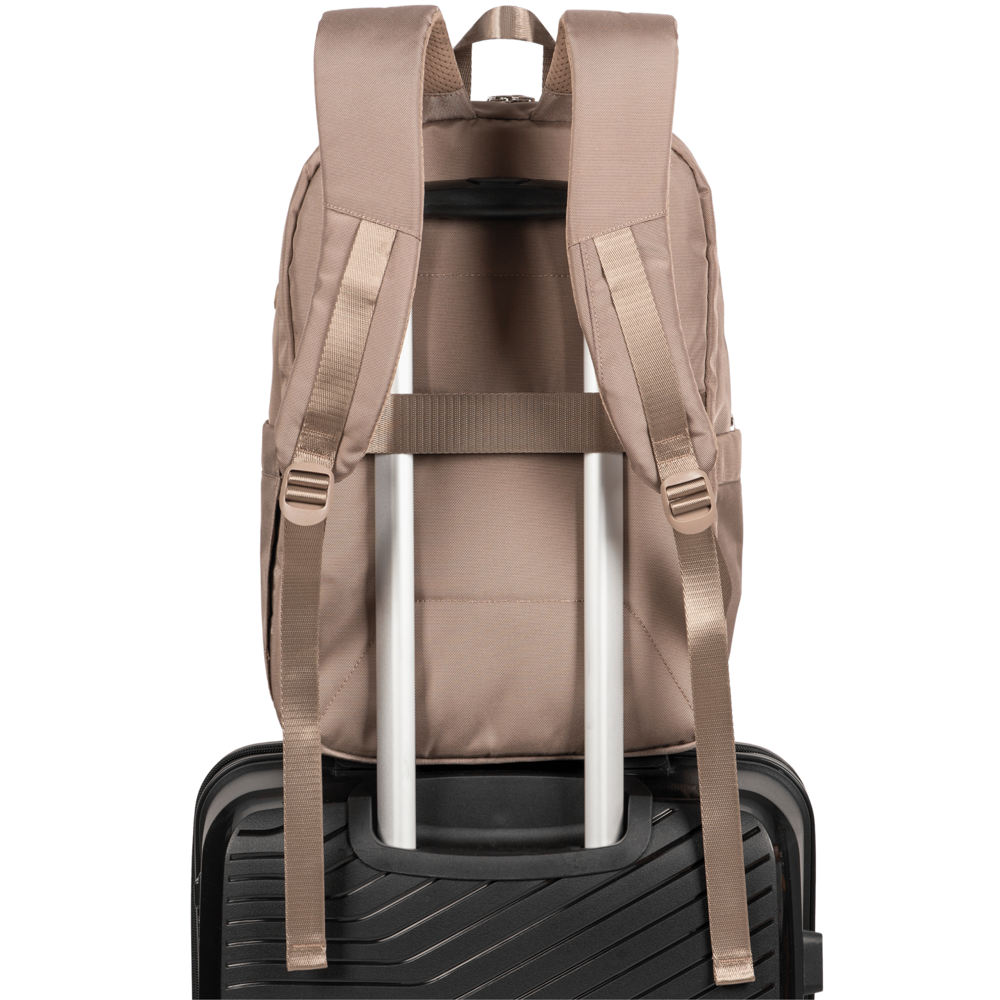 Rucsac multifunctional WINGS SKYLARK, bej, pentru femei, dimensiuni laptop 14"