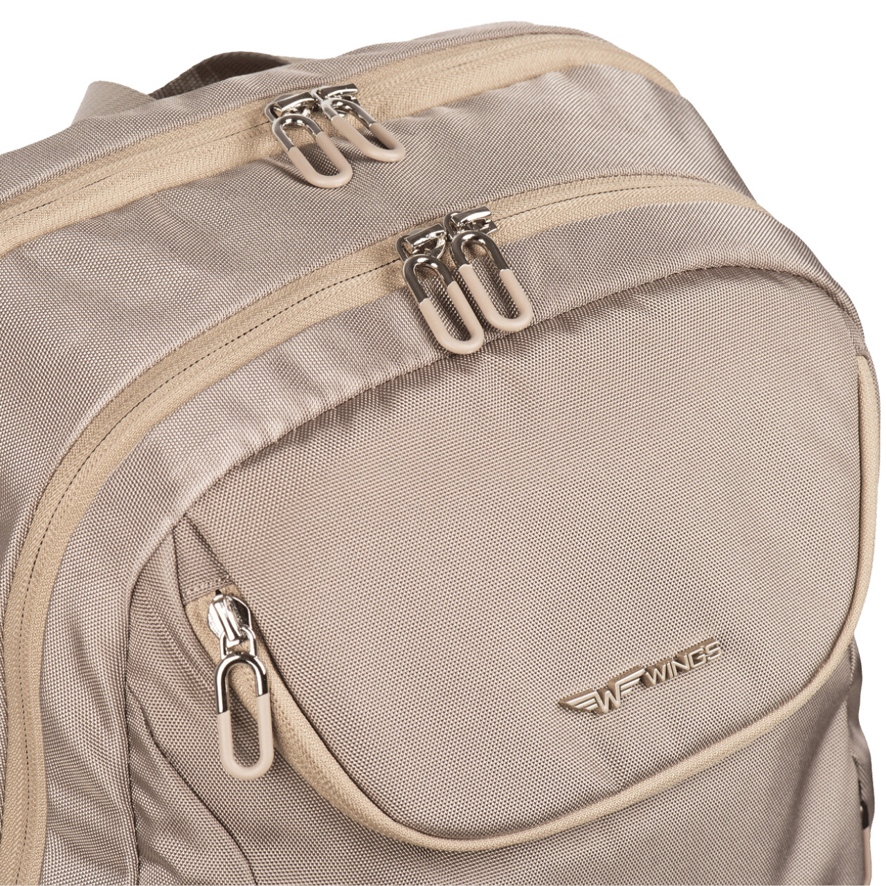 Rucsac multifunctional WINGS SKYLARK, bej, pentru femei, dimensiuni laptop 14"