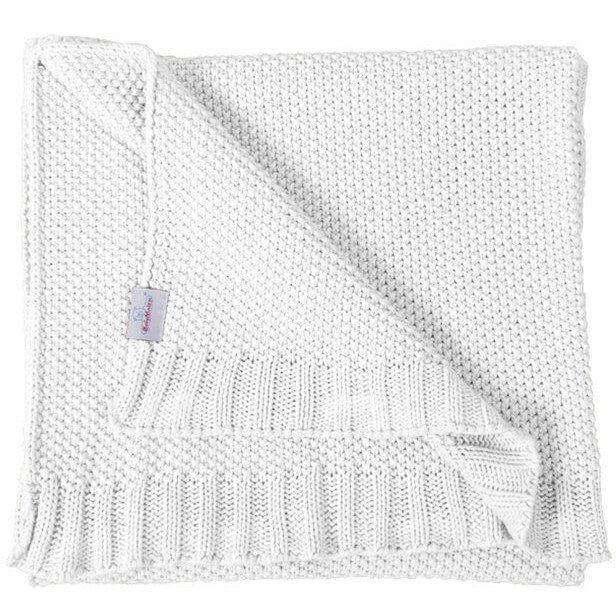 Paturica din bumbac Tully White 75x100 cm