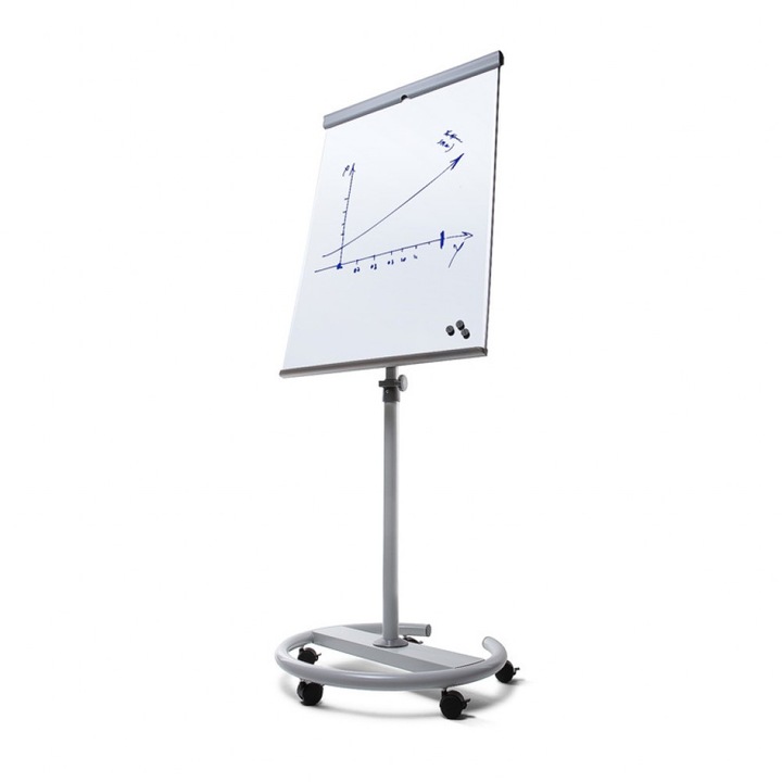Флипчарт JancenDisplay, Scritto Vario II Round, магнитен, на колела