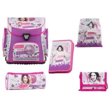 Ghiozdan echipat 5 piese, VIOLETTA, clasele 1-4 Ghiozdan echipat 5 piese, VIOLETTA, clasele 1-4