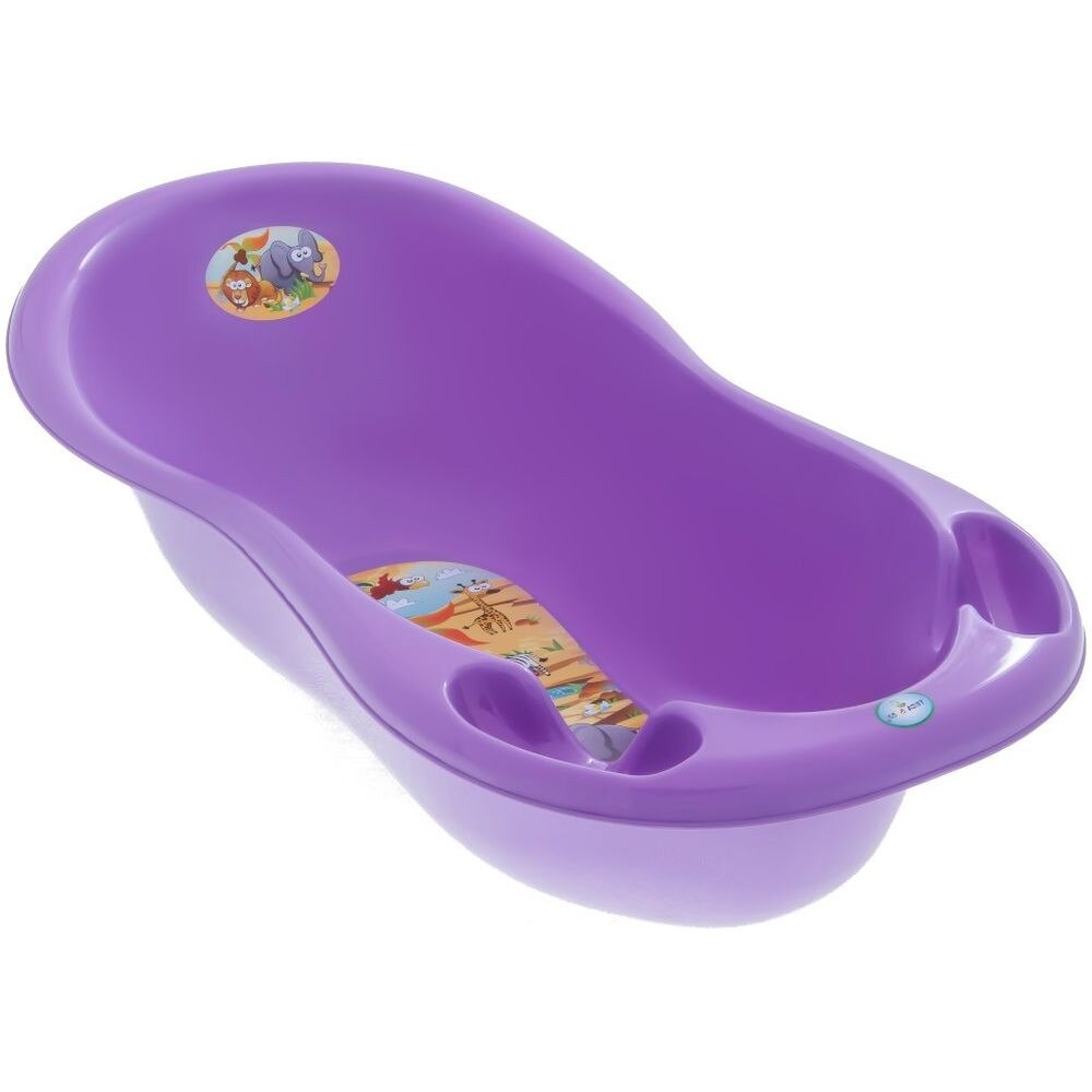 Cadita Piscot 102 cm Safari cu Senzor de Temperatura - Tega Baby - Mov