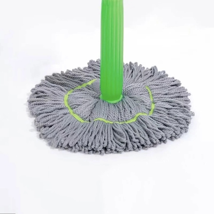 Mop 2 in 1 cu auto-stoarcere, microfibra, verde, 52.76x21.65in, extensibil la 66.54in