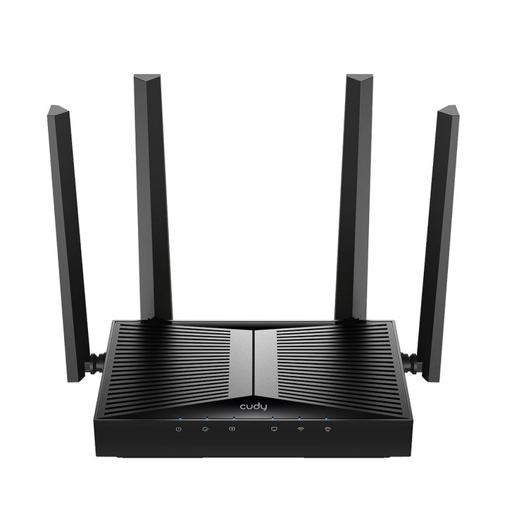 Безжичен рутер Cudy WR3600H, 1× 2.5GbE, 4× GbE, 2882 Mbps 688 Mbps, 3.6 Gbps, Dual-Band Wi-Fi 7, VPN Server and Client, 10/100/1000