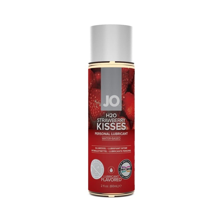 Síkosító System Jo H2O, Eper, Vízbázisú, 60 ml