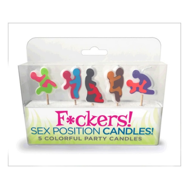 Party gyertyák Little Genie F*Ckers, szexpozíció