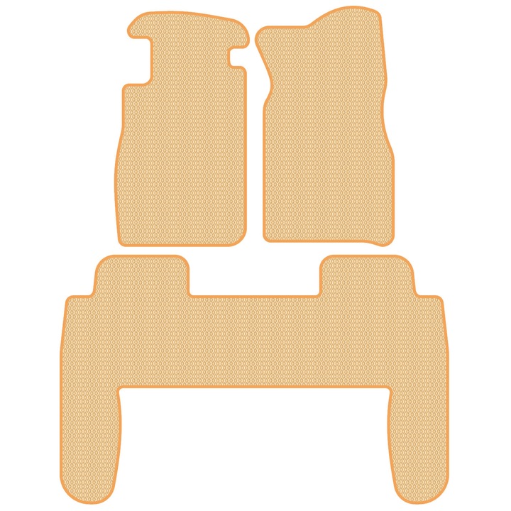 Set Covorase Auto dedicate Nissan Patrol Y-61 V (1997-2013) SUV all seasons perfect compatibile, 3 piese, Bej