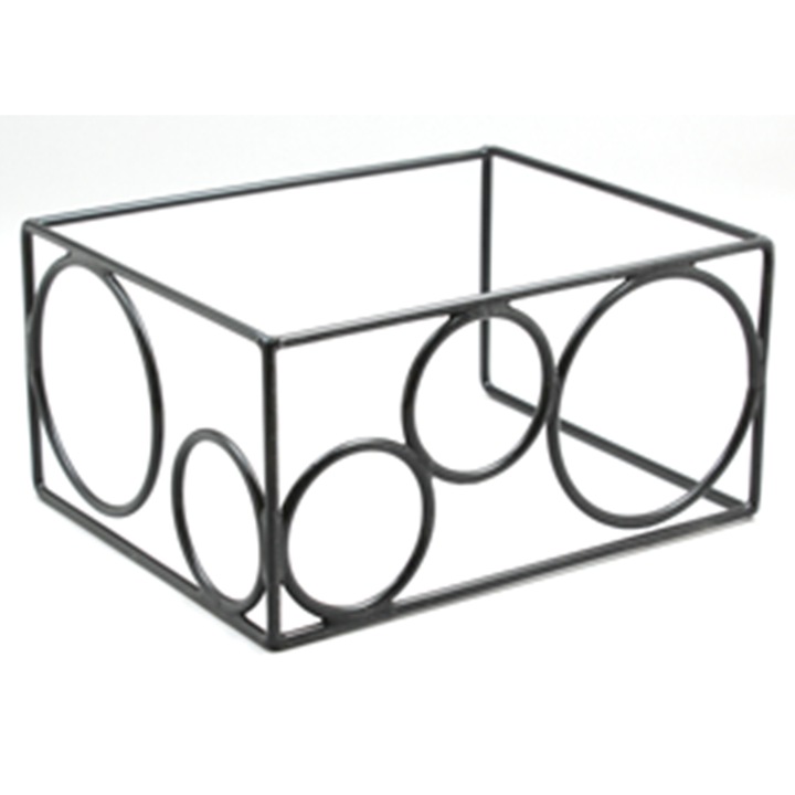 Set pentru servire, HORECANO, cu strat antiderapant, 31,3x25,3xh25,8cm, negru