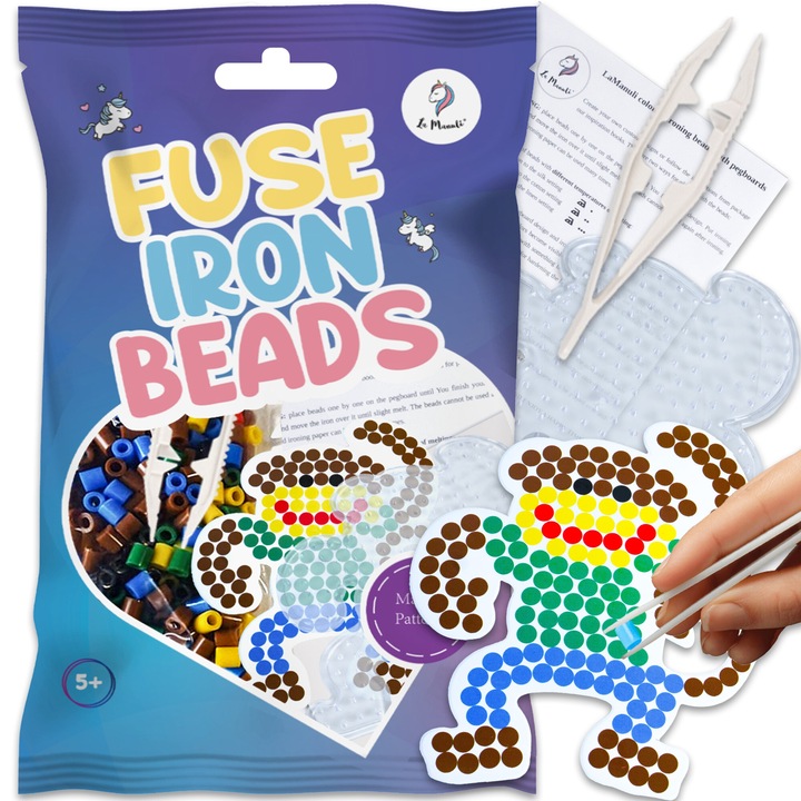 Set Margele de Calcat – Model Maimuta – 5 mm, Sablon, Penseta, Hartie de Calcat – La Manuli