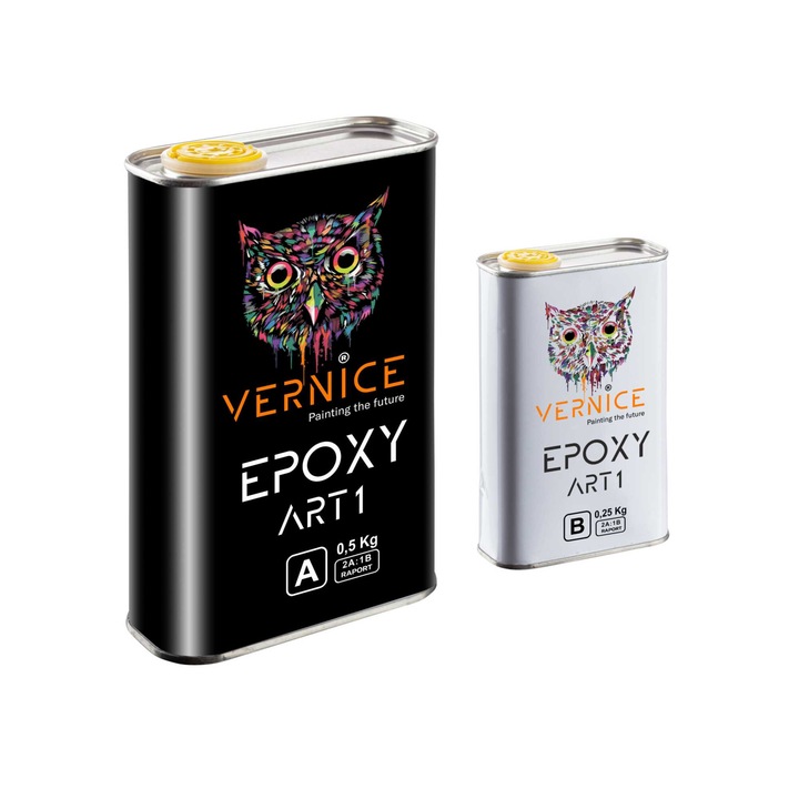 Kit rasina epoxidica si intaritor EPOXY ART 1/ 0.75 kg