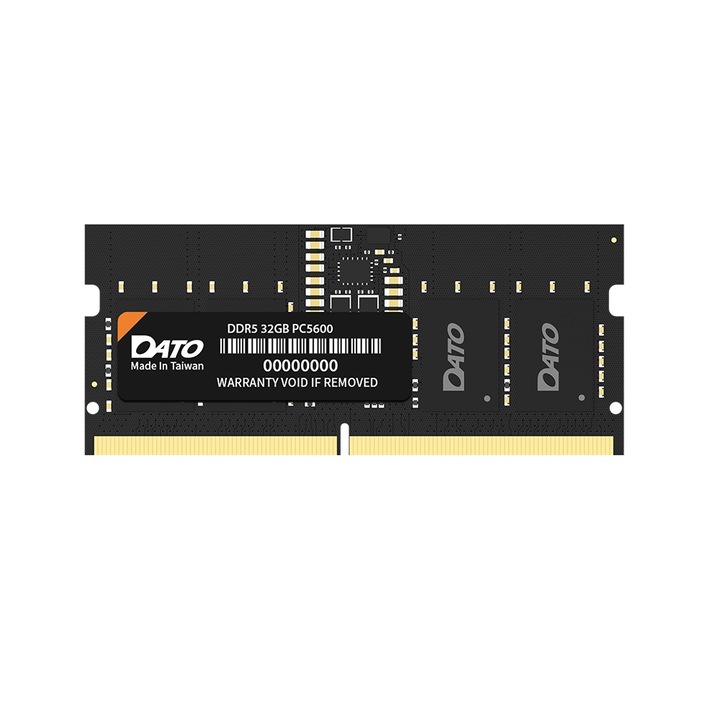 Laptop RAM memória, DDR5, RAM, 8 GB, 5600 MHz - Dato (DT8G5DS56), fekete