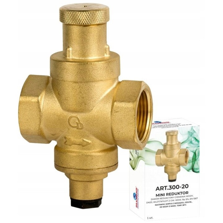 Вентил за вода, Мини, Редуцир, 1/2, 1-4Bar