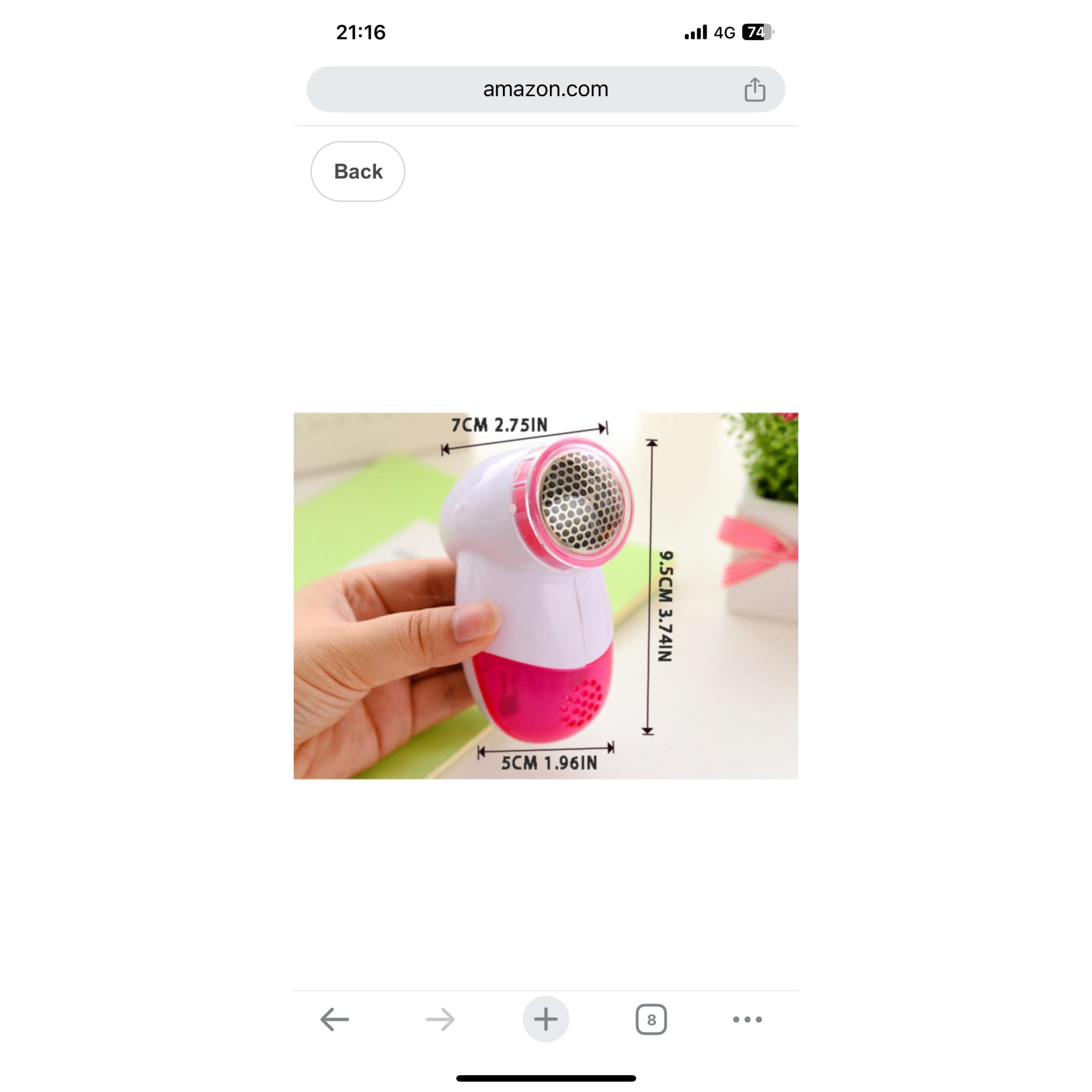 Aparat de curatat scame, dimensiuni reduse, alimentat cu baterii, capacitate 0.1l, pentru acasa si calatorii