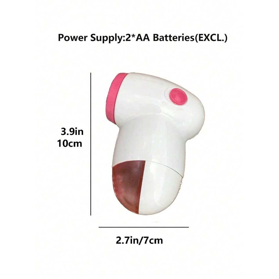 Aparat de curatat scame, dimensiuni reduse, alimentat cu baterii, capacitate 0.1l, pentru acasa si calatorii