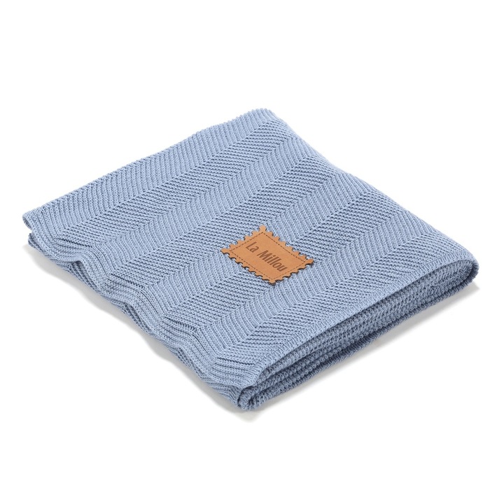 Детско одеяло La Millou, бамбук, LIGHT DENIM