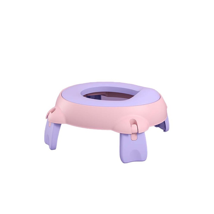 Преносимо гърне, Comando Kids, за дома/пътуване/в движение, НЕТОКСИЧНО, PU пяна, ергономично, възраст 1-6 години, лилаво