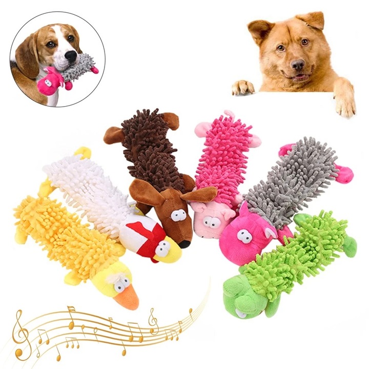 Interaktív játék kutyáknak, malac alakú, plüss