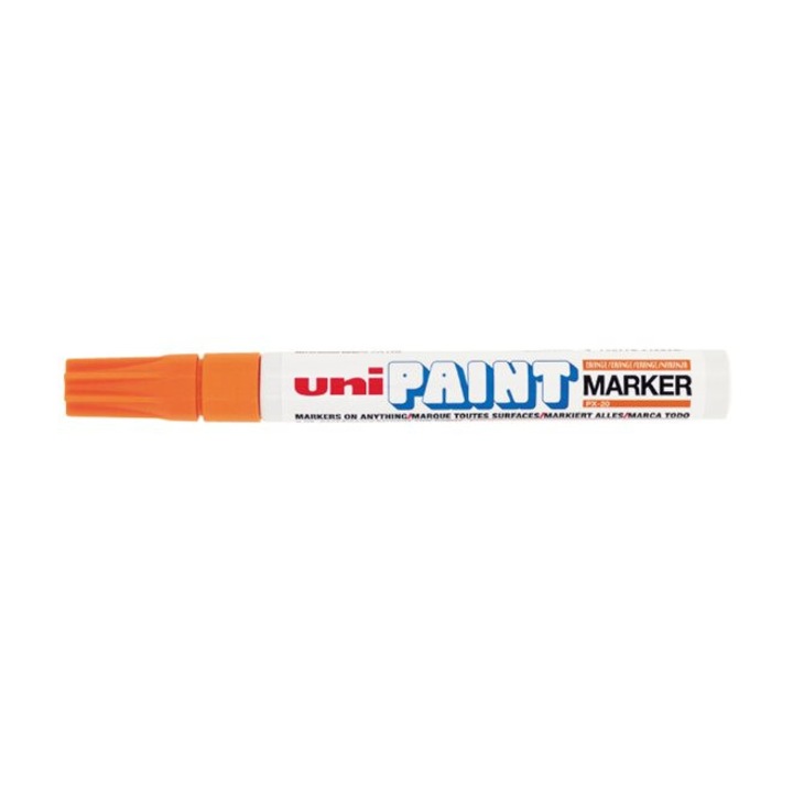Лак маркер Uni PX-20, 2,2-2,8 мм, Оранжев