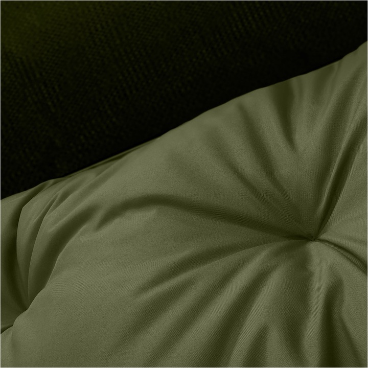 Pat Pentru Caine, Edanti, 75X65 Cm, Coaja, Matlasat, Impermeabil, Codura, Verde