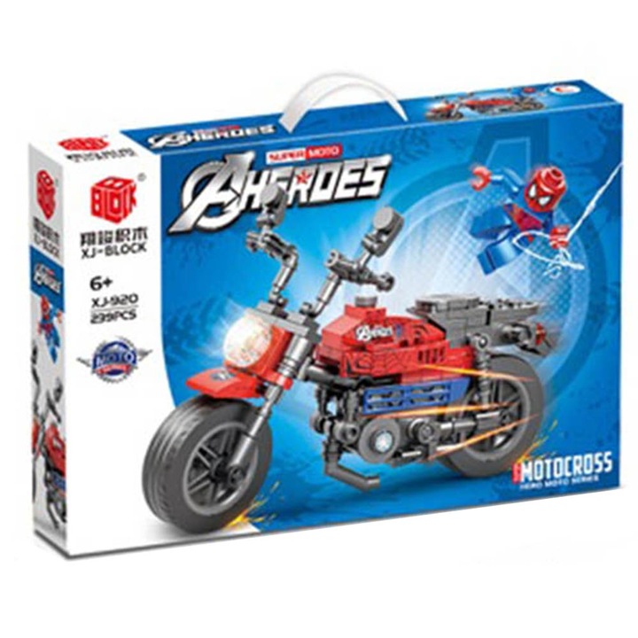 Constructor de motociclete, Spiderman, 239 de elemente