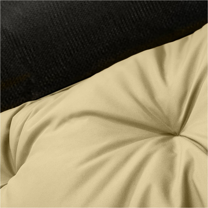 Pat Pentru Caine, Edanti, 75X65 Cm, Coaja, Matlasat, Impermeabil, Codura, Bej