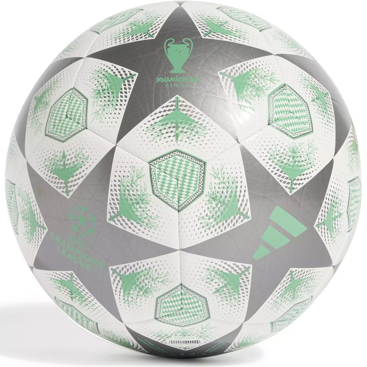 Футболна топка Adidas UCL Club 24/25, Размер 5, Сив/Зелен