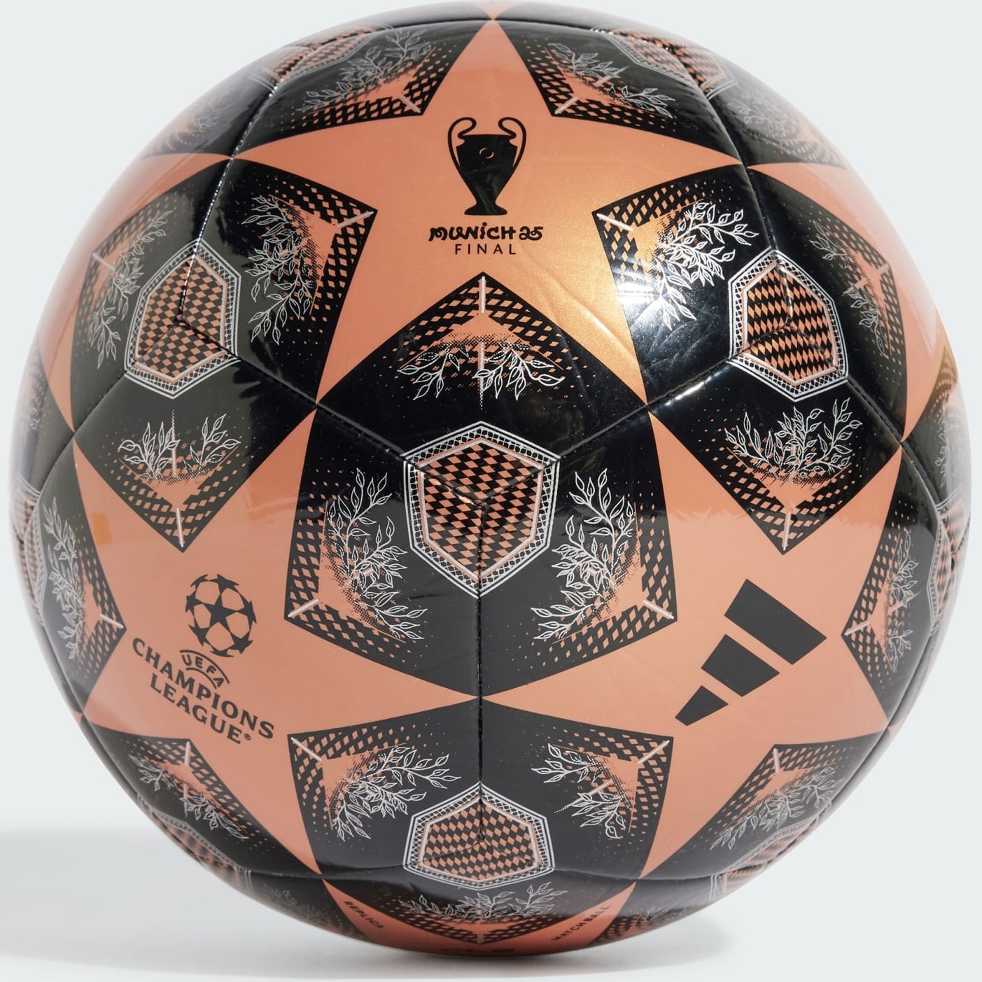 Minge fotbal Adidas UCL Club, marime 5, metallic copper