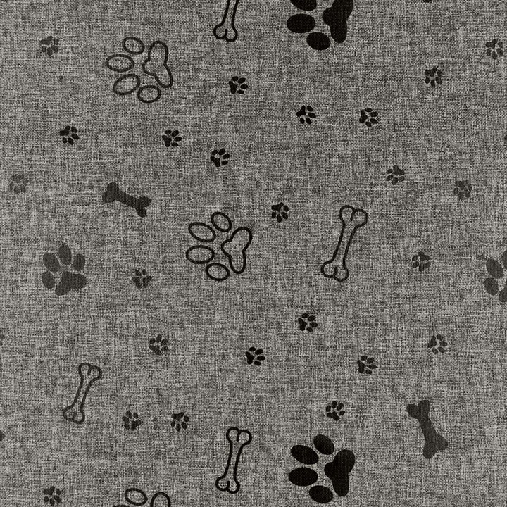 Pat Pentru Caine, Edanti, 75X65 Cm, Coaja, Matlasat, Impermeabil, Codura, Gri Deschis