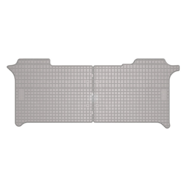 Set cauciuc covorase auto, 2 bucati, presuri auto, pentru: MAN TGE (2017-) van al 2-lea rand Gri, elToro