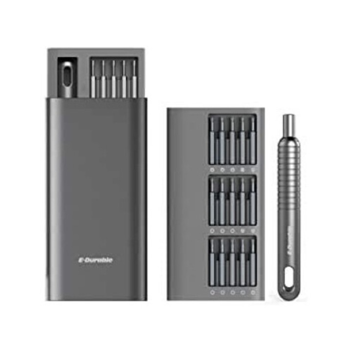 Mini precíziós csavarhúzó készlet 31in1, ezüst, telefon, óra, fényképezőgép javításhoz