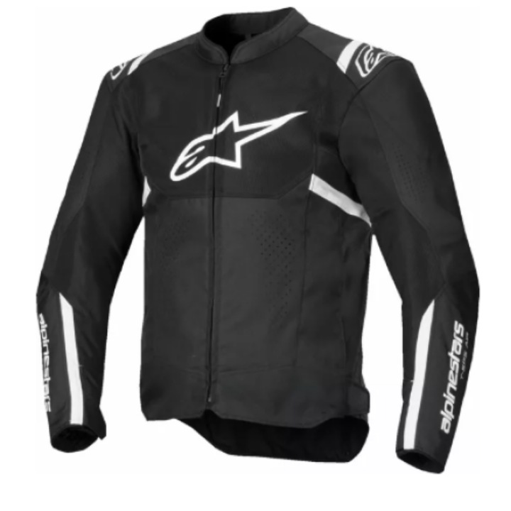 Geaca moto din textil ALPINESTARS T-SPS AIR V2 BLK/WHT, 48/S